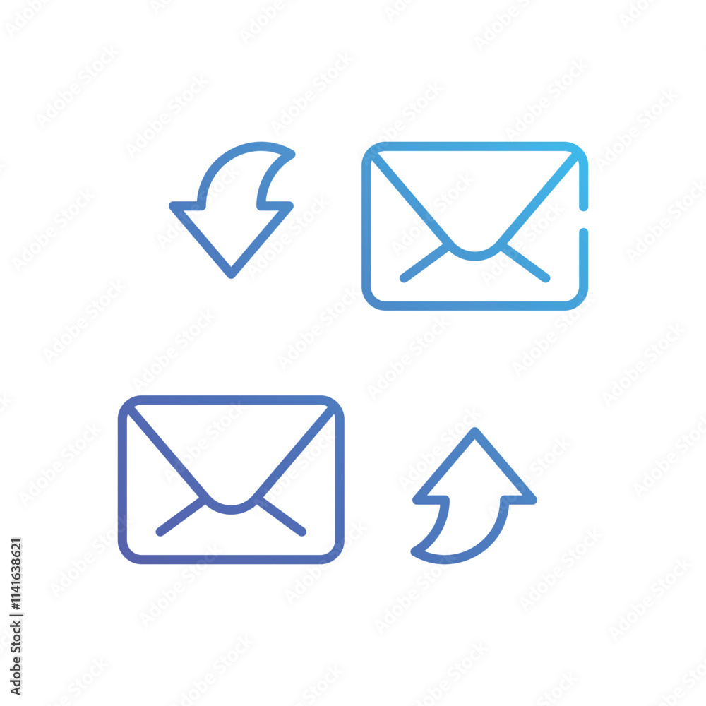 Mail Transfer vector icon Mail Transfer vector icon