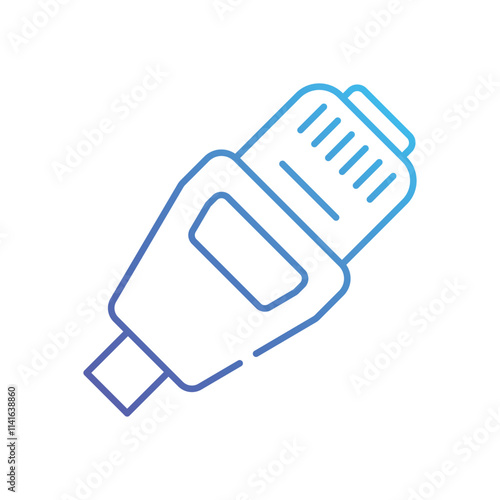 LAN Cable vector icon