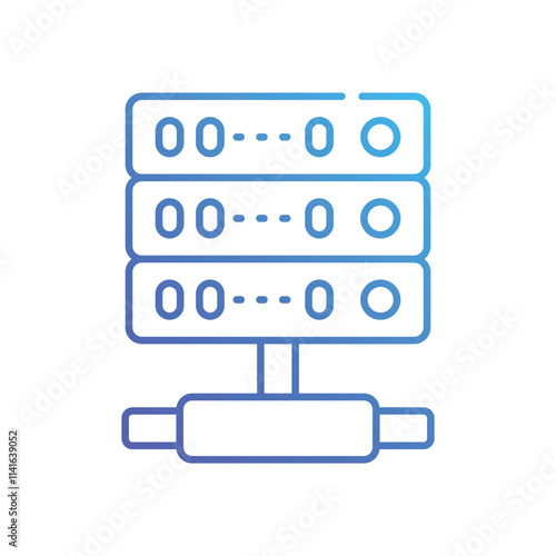 Proxy Server vector icon
