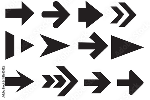Arrowheads on documents. As bullets.