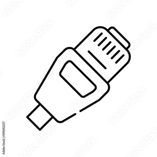 LAN Cable vector icon