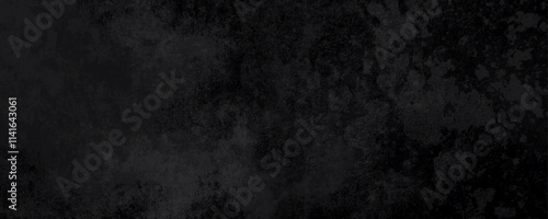 Panorama of Dark grey black slate grunge wall texture, texture of grainy dark concrete wall, black volcanic seamless grunge stone texture, ancient Black marble texture rock.