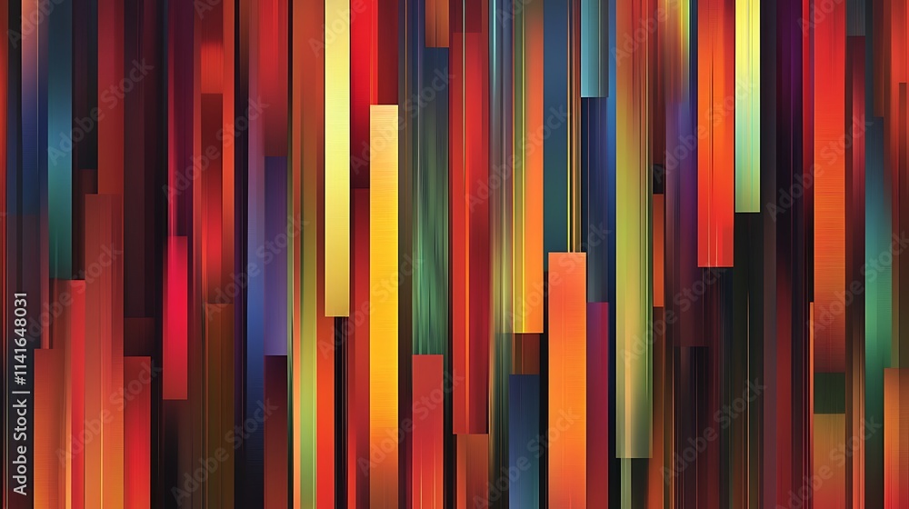 Geometric illustration with rainbow color vertical lines next to each other in a unique colorful design, abstract background wallpaper Geometric illustration with rainbow color vertical lines next to each other in a unique colorful design, abstract background wallpaper