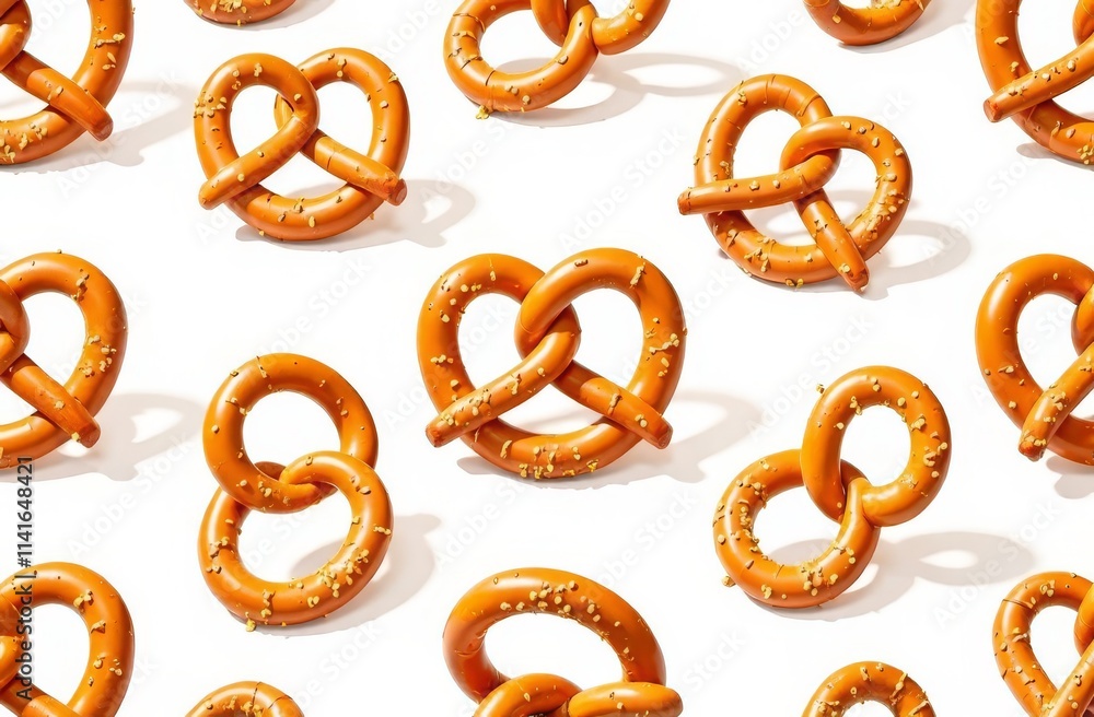 seamless pattern with pretzels seamless pattern with pretzels
