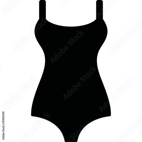 Simple vector icon swimsuit