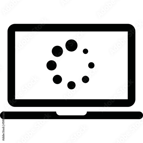 Simple vector icon notebook