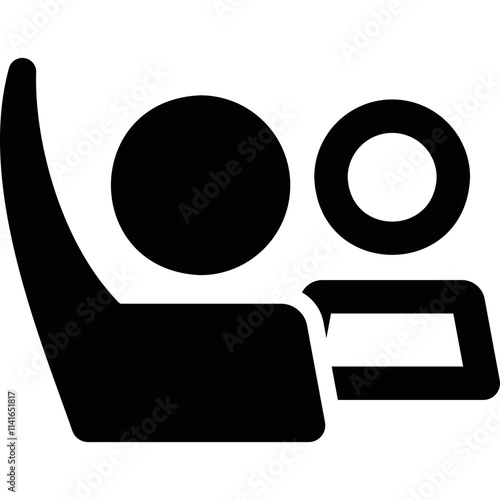 Simple vector icon human