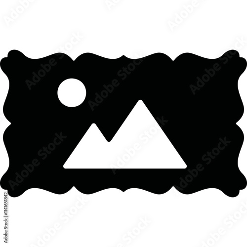 Simple vector icon painting