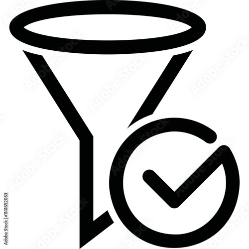 Simple vector icon filter