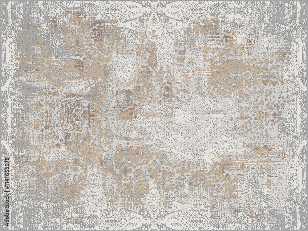 Fototapeta premium Modern stylish abstract texture. Seamless pattern. Geometric brush effect design and pattern for textile. Carpet. Texture, Abstract.Vector watercolor art background. Old paper. Background.
