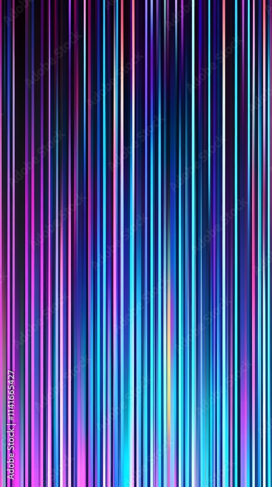 A vibrant abstract pattern of vertical lines in shades of blue and purple. A vibrant abstract pattern of vertical lines in shades of blue and purple.