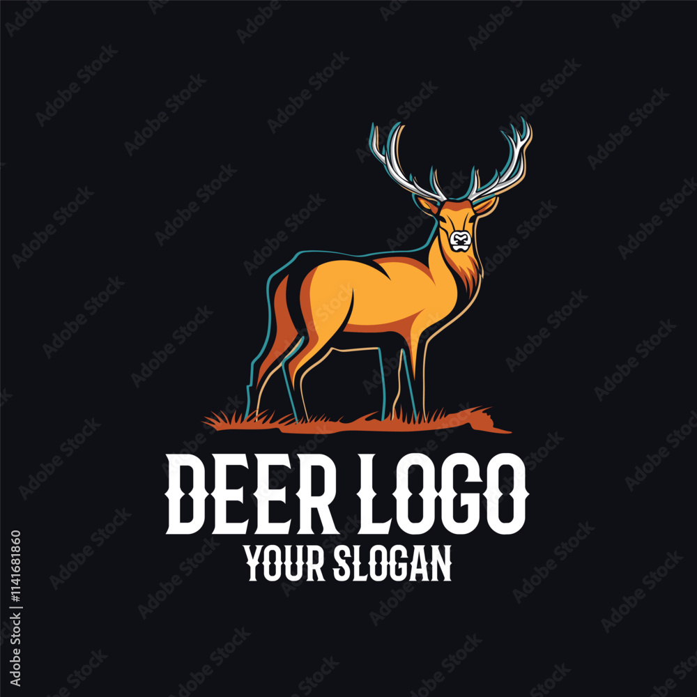 vector logo outdoor deer hunting vector logo outdoor deer hunting