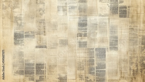 Vintage Newspaper Nostalgia. Old newspaper texture background