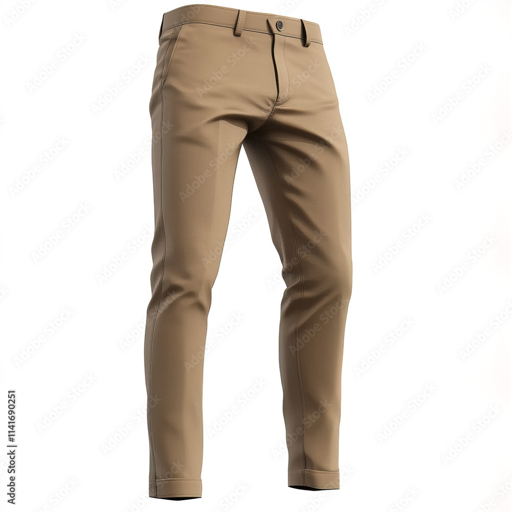 Slim fit khaki pants in modern casual style, perfect for versatile outfits Slim fit khaki pants in modern casual style, perfect for versatile outfits