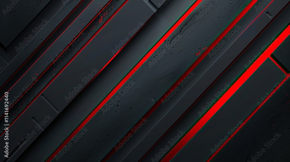 Abstract design featuring dark and red geometric patterns. Abstract design featuring dark and red geometric patterns.