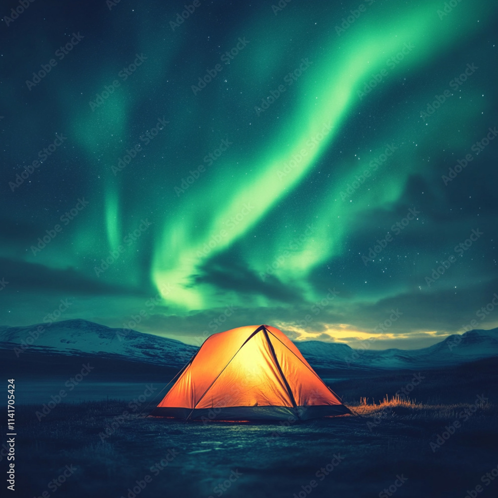 tent in the night tent in the night