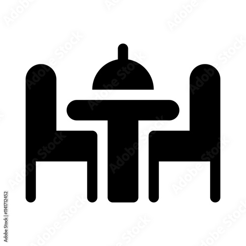 dining glyph icon