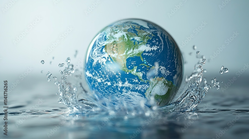 A drop of blue water on the earth, A drop of blue water on the earth,
