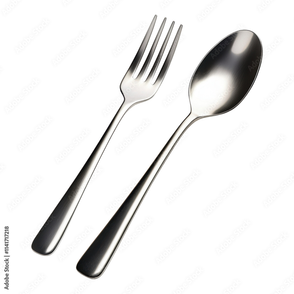 Dining essentials fork and spoon set kitchen countertop product photography minimalist close-up tableware design Dining essentials fork and spoon set kitchen countertop product photography minimalist close-up tableware design