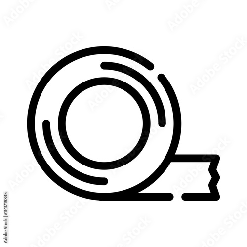 Adhesive line icon