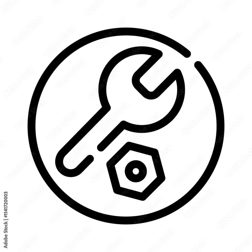Tool line icon Tool line icon