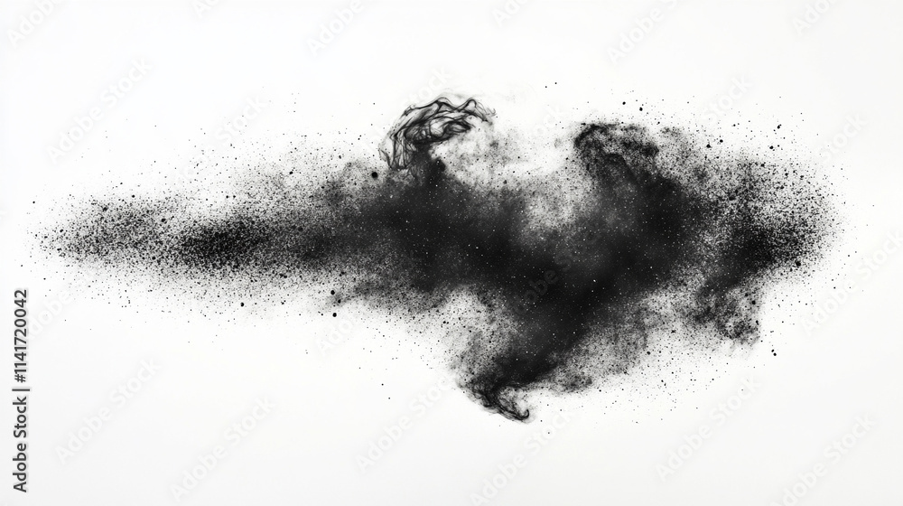 Fine texture of dust particles and grains scattered on a white background, evoking a sense of chaos and imperfection. Ideal for grunge, vintage, and abstract art styles or overlay effects Fine texture of dust particles and grains scattered on a white background, evoking a sense of chaos and imperfection. Ideal for grunge, vintage, and abstract art styles or overlay effects