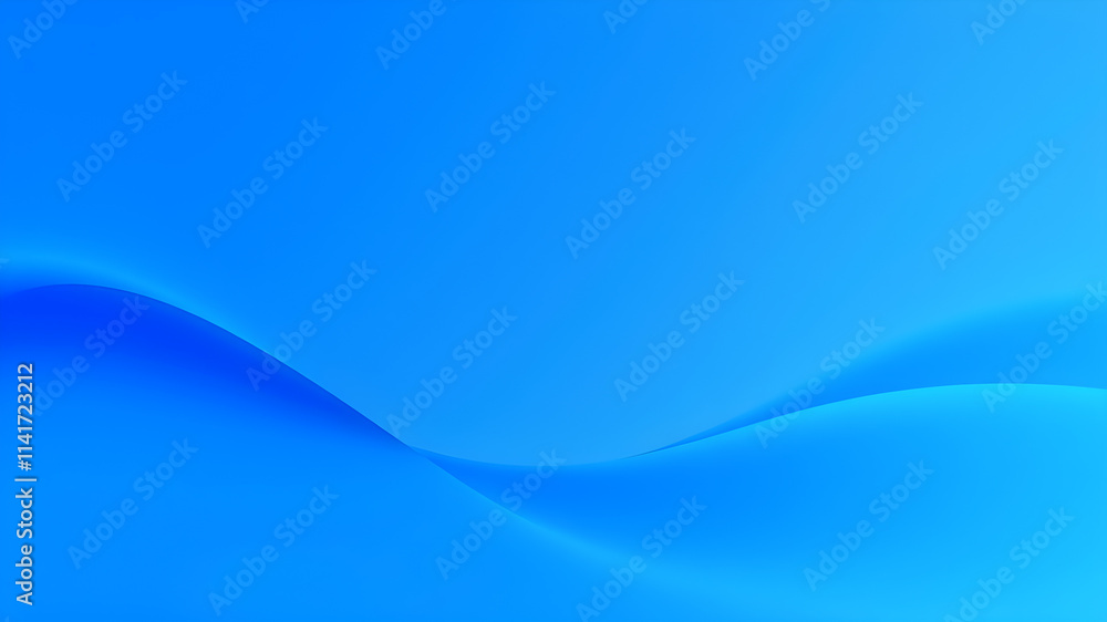 A minimalist abstract image of a curved, blue paper shape on a plain blue background. A minimalist abstract image of a curved, blue paper shape on a plain blue background.