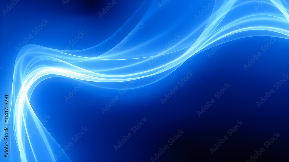 A swirling, abstract pattern of blue and white lines on a dark blue background A swirling, abstract pattern of blue and white lines on a dark blue background