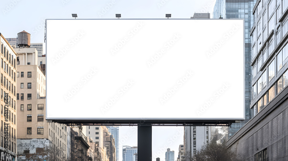 A photograph of a large billboard in New York City with vibrant advertisements and bright lights, showcasing the energy and excitement of the city, ideal for themes of urban life, advertising, and mod A photograph of a large billboard in New York City with vibrant advertisements and bright lights, showcasing the energy and excitement of the city, ideal for themes of urban life, advertising, and mod