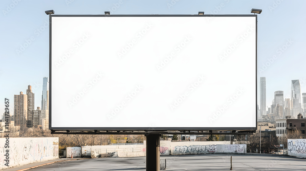 A photograph of a large billboard in New York City with vibrant advertisements and bright lights, showcasing the energy and excitement of the city, ideal for themes of urban life, advertising, and mod A photograph of a large billboard in New York City with vibrant advertisements and bright lights, showcasing the energy and excitement of the city, ideal for themes of urban life, advertising, and mod