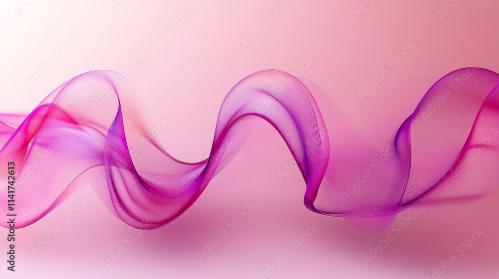 Abstract Pink and Purple Flowing Waves Design Abstract Pink and Purple Flowing Waves Design