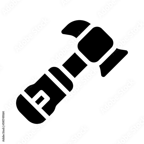 Hammer glyph icon