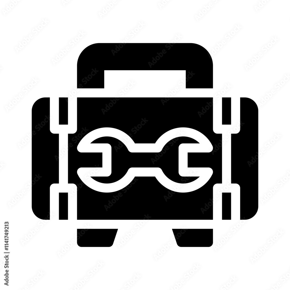 Toolbox glyph icon Toolbox glyph icon