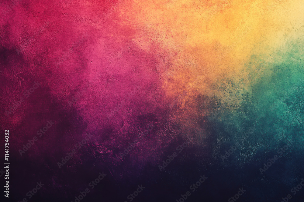 Fototapeta premium Colorful wallpaper against a dark backdrop.