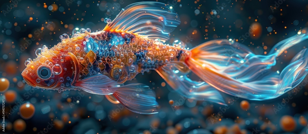 Abstract Goldfish in a Bubble Abstract Goldfish in a Bubble