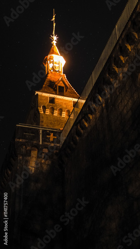 Village de Rocamadour, de nuit photo