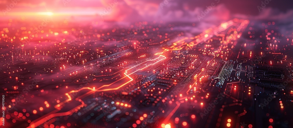 Fototapeta premium Circuitry of the Future