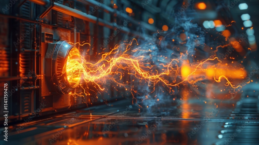 Futuristic Energy Surge Futuristic Energy Surge