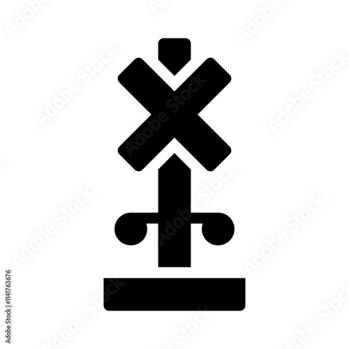 Railway glyph icon