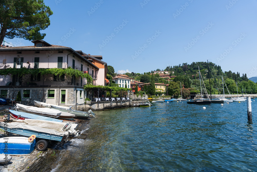 View from the town of Bellagio on the shores of Lake Como View from the town of Bellagio on the shores of Lake Como