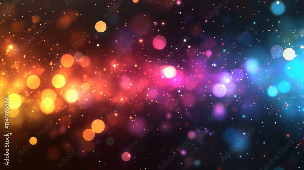 Abstract Colorful Lights Bokeh Background Image Abstract Colorful Lights Bokeh Background Image
