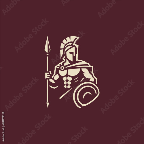 Iconic gladiator logo
