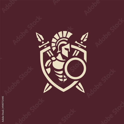 Iconic gladiator logo