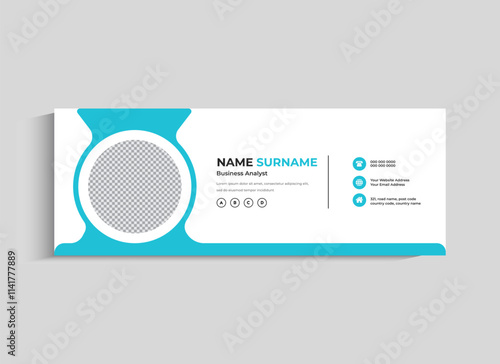 Professional Email Signature or Email Footer Template