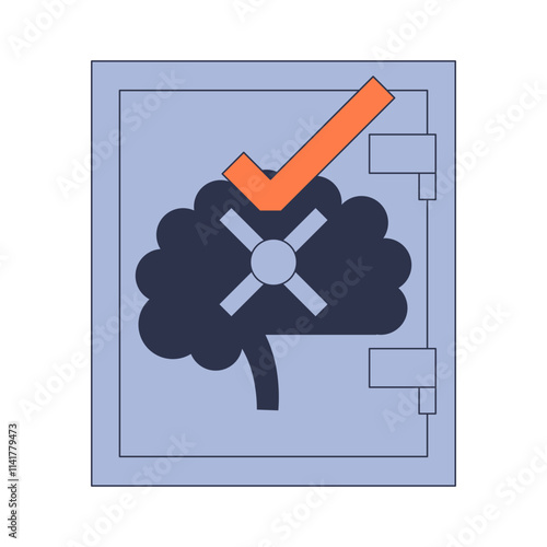 A vault door with a brain design symbolizes secure knowledge and mental protection.