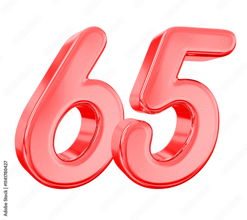 Red Number 65