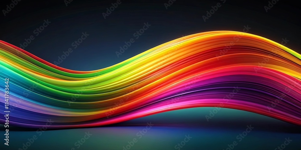 Abstract Colorful Swirling Wave Design Vibrant Hues and Smooth Curves Abstract Colorful Swirling Wave Design Vibrant Hues and Smooth Curves