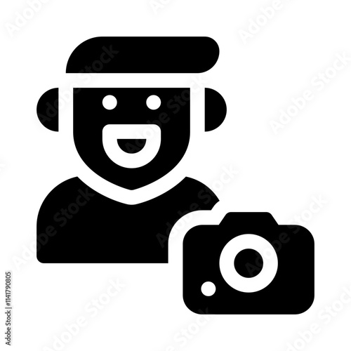 Camera glyph icon