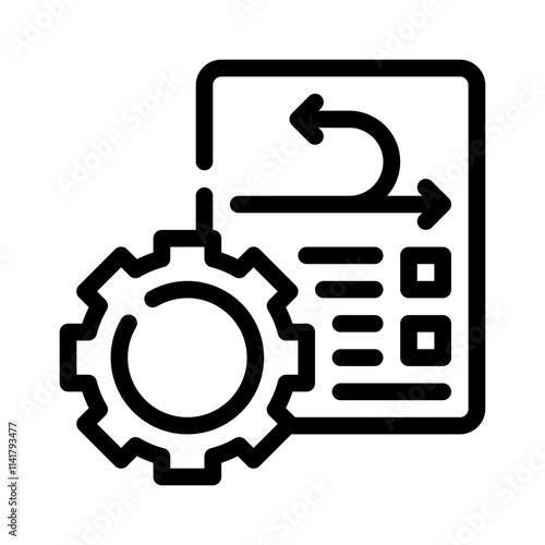 product backlog line icon