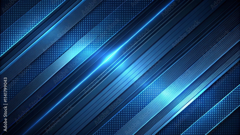 Abstract Diagonal Blue Lines and Dots Background Design Abstract Diagonal Blue Lines and Dots Background Design